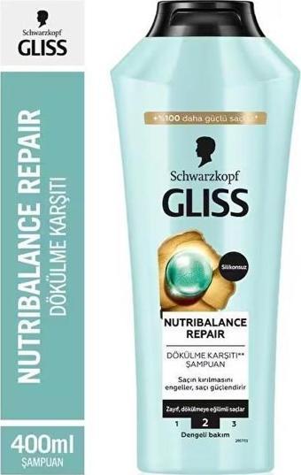 Glıss Şampuan Nutrıbalance Repaır Dökülme Karşıtı 400 Ml