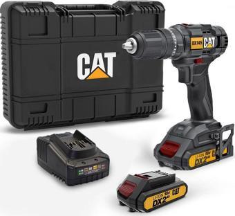 CAT DX145.1 18Volt/2.0Ah Li-ion Çift Akülü Profesyonel Şarjlı Matkap