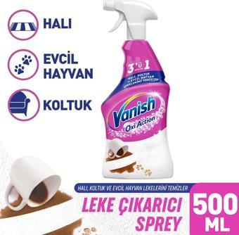 Vanish Oxi Action Çok Amaçlı Halı, Koltuk ve Evcil Hayvan Leke Çıkarıcı Sprey 750 Ml