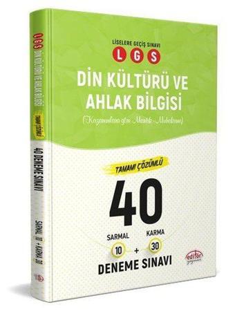 8.Sınıf LGS Din Kültürü ve Ahlak Bilgisi 10 Sarmal+30 Karma Deneme - Kolektif  - Data Yayınları - Ders Kitapları