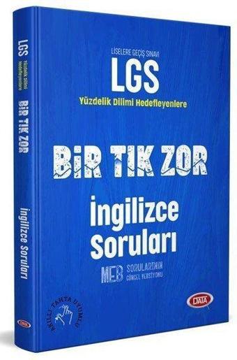 LGS Bir Tık Zor İngilizce Soruları - Kolektif  - Data Yayınları - Ders Kitapları