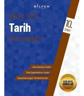 10.Sınıf Pro&Test Tarih Soru Bankası - Kolektif  - Bilfen Yayınları