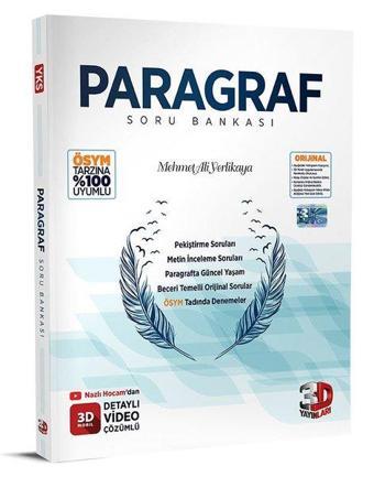 2023 Paragraf Soru Bankası - Kolektif  - 3D Yayınları