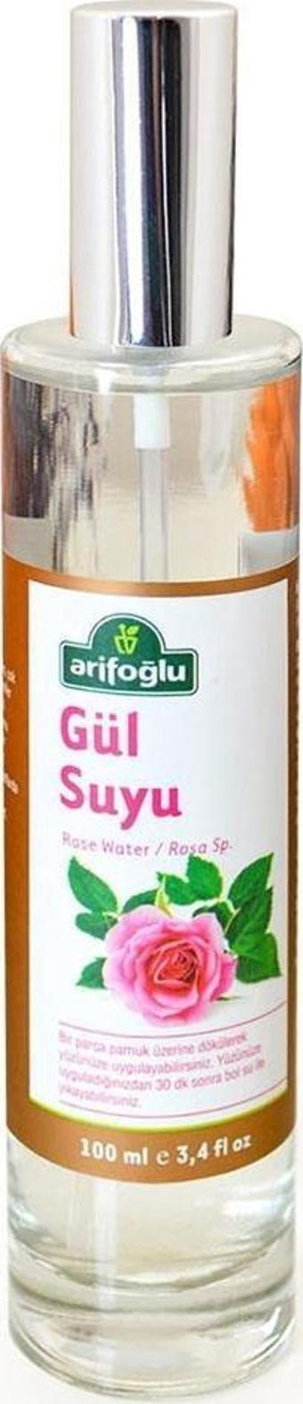 Arifoğlu Gül Suyu Cam Şişe Sprey 100ml 