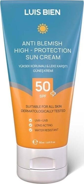 Luis Bien Leke Karşıtı Spf50+ Yüksek Korumalı Güneş Kremi 50ml 