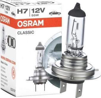  FAR AMPULU OSRAM H7  ( 2 ADET ) 12V  55W     64210CLC  