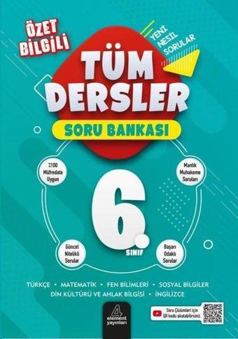 6. Sınıf Tüm Dersler Soru Bankası - Kolektif  - 4 Element Yayınları