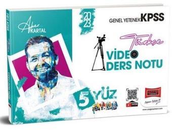 2023 KPSS 5Yüz Türkçe Video Ders Notları - Yargı Yayınları