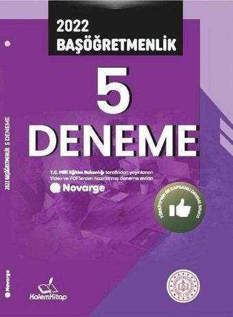 2022 Başöğretmenlik 5 Deneme - Kolektif  - Kalem Kitap