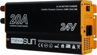 Mexxsun AC-DC Akü Şarj Cihazı 24V-20A