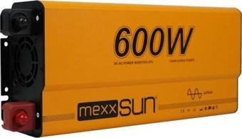 Mexxsun Tam Sinüs UPS (Remote Ekran) 12V 600W