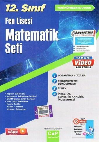 2023 12.Sınıf Matematik Fen Lisesi Set - Kolektif  - Çap Yayınları