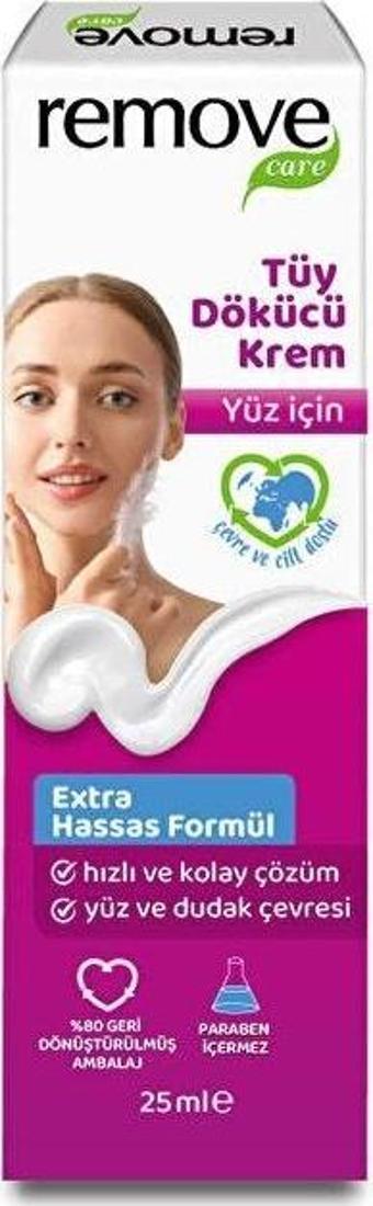 Remove Yüz İçin Tüy Dökücü Krem 25 Ml