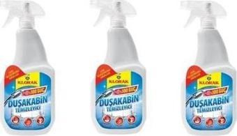 Klorak Duşakabin Temizleyici Sprey 750 ml X 3 Adet