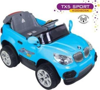 Aliş Toys Aliş Uzaktan Kumandalı Tx5 Sport Bmw Model Akülü Araba 12 Volt 12 Amper Mavi