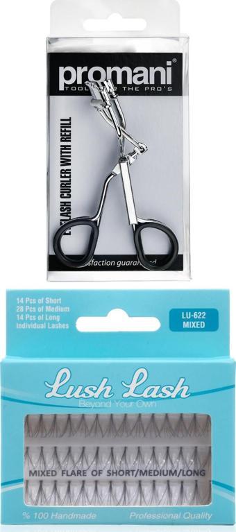 LUSH LASH TEKLİ TAKMA KİRPİK/PROMANİ KİRPİK KIVIRICI 
