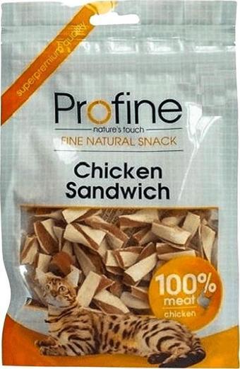 Profine 80Gr Tavuk Etli Snack Chicken Sandwich 1Adet Kedi Ödülü