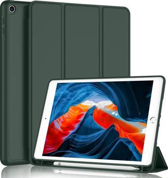 Apple iPad 9. Nesil 10.2 inc (2021) Kalemlikli Uyku Modlu Yatay Standlı Stromix Smart Kılıf A2602 A2604 A2603 A2605