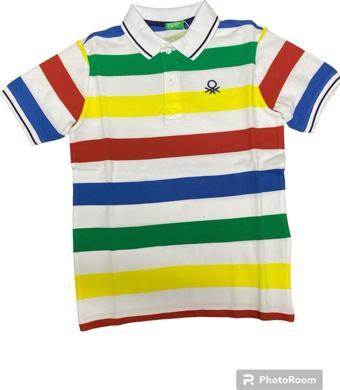 Benetton Erkek Çocuk Çİzgili Polo