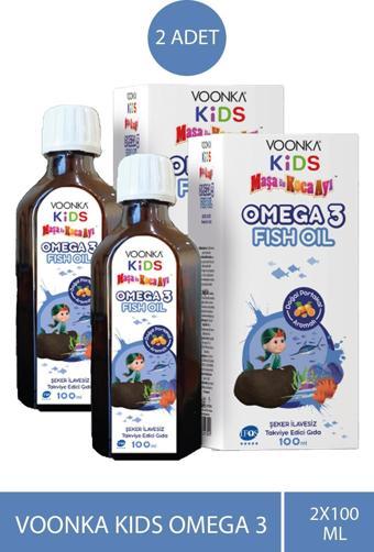 Voonka Kids Omega 3 Fishoil 100 ml 2 Adet