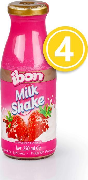 Ibon Milk Juice Çilekli 250 Ml. 4 lü Paket