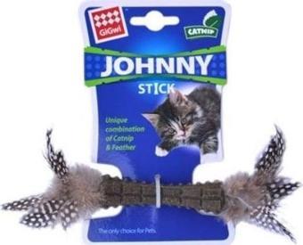 Gigwi Johnny Stick Catnipli Doğal Tüylü Kedi Oyuncağı Yeşil