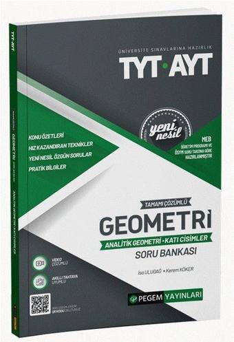 TYT AYT Geometri Analitik Geometri-Katı cisimler Soru Bankası - Pegem Akademi Yayıncılık