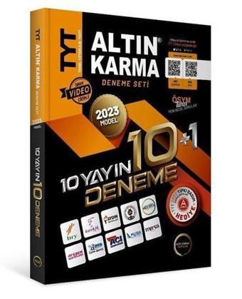 TYT 10 Yayın 10 + 1 Deneme Seti 2023 - Kolektif  - Altın Karma Yayınları