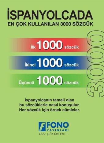 İspanyolcada En Çok Kullanılan 3000 Sözcük - Kolektif  - Fono Yayınları