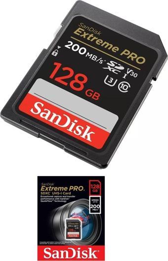 SanDisk 128 Gb 200Mb/S 4K Class 10 Sdhc Hafıza Kartı