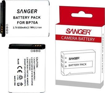 SANGER Ia-Bp70A, Samsung Pl100, Es70, Sl630, Tl105, Tl205, Aq100, Wp10 Bataryası