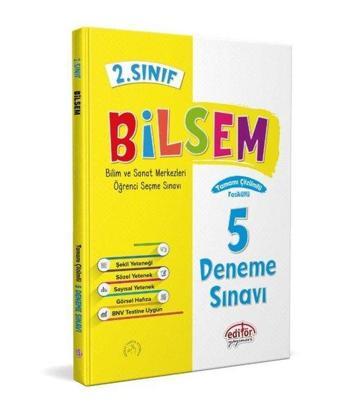 2.Sınıf Bilsem Tamamı Çözümlü 5 Fasikül Deneme Sınavı - Kolektif  - Editör