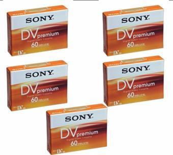 Sony Mini Dv Kamera Kaseti Dvm 60Pr4Je 5 Adet