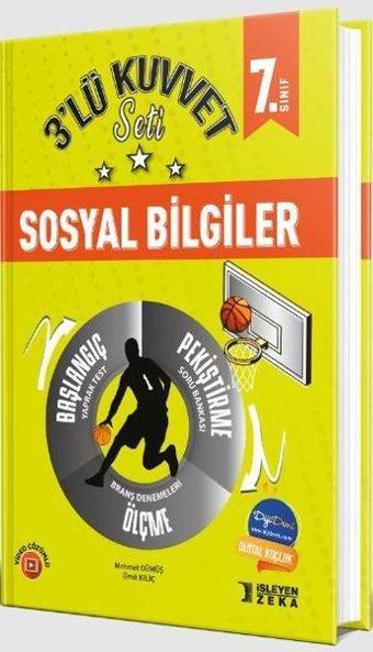 2023 7.Sınıf Sosyal Bilgiler 3'lü Kuvvet Serisi Set - Kolektif  - İşleyen Zeka Yayınları