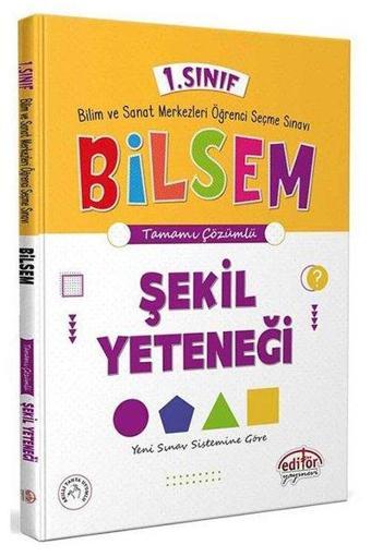 1.Sınıf BİLSEM Hazırlık Şekil Yeteneği - Kolektif  - Editör