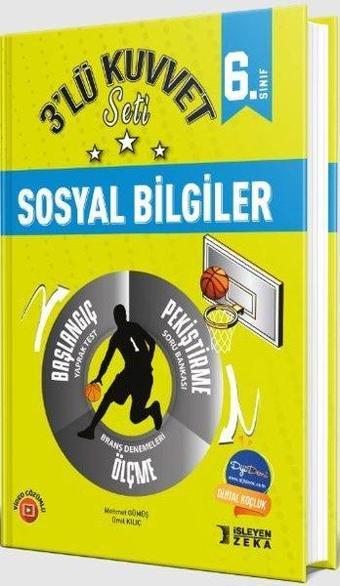 2023 6.Sınıf Sosyal Bilgiler 3'lü Kuvvet Serisi Set - Kolektif  - İşleyen Zeka Yayınları