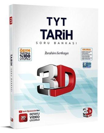 2023 TYT Tarih Soru Bankası - Kolektif  - 3D Yayınları