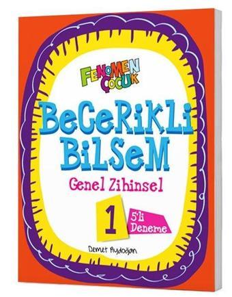 1.Sınıf Becerikli Bilsem Görsel Zihinsel 5 Deneme - Kolektif  - Fenomen Çocuk