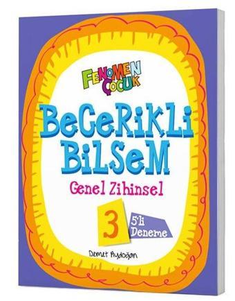 3.Sınıf Becerikli Bilsem Görsel Zihinsel 5 Deneme - Kolektif  - Fenomen Çocuk