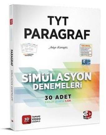 2023 TYT Paragraf Simülasyon Denemeleri - Kolektif  - 3D Yayınları