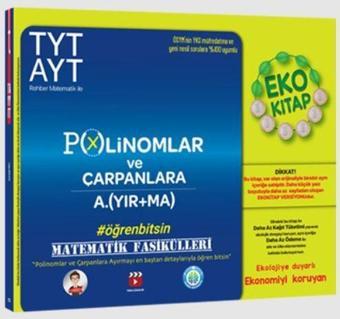 TYT AYT Matematik Fasikülleri - Polinomlar ve Çarpanlara Ayırma Eko - Kolektif  - Tonguç Kampüs