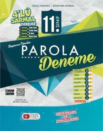 11.Sınıf Sarmal Parola 4'lü Deneme - Kolektif  - Evrensel İletişim Yayınları