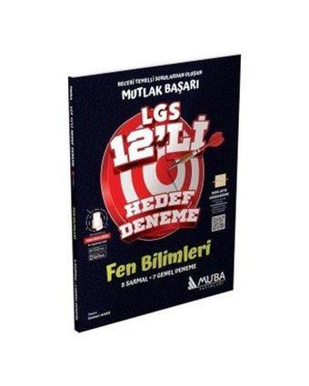 8.Sınıf LGS Fen Bilimleri 12'li Hedef Deneme - Kolektif  - Muba Yayınları