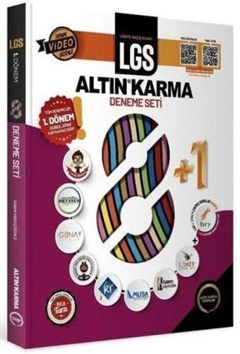 8.Sınıf LGS 1. Dönem Altın Karma 8+1 Deneme Seti - Kolektif  - Altın Karma Yayınları