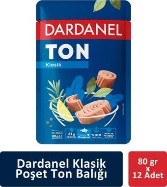 Dardanel Poşet Klasik Ton Balığı 80 gr x 12 Adet