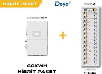 DEYE 60 kWh Hibrit Paketi (High Voltage)