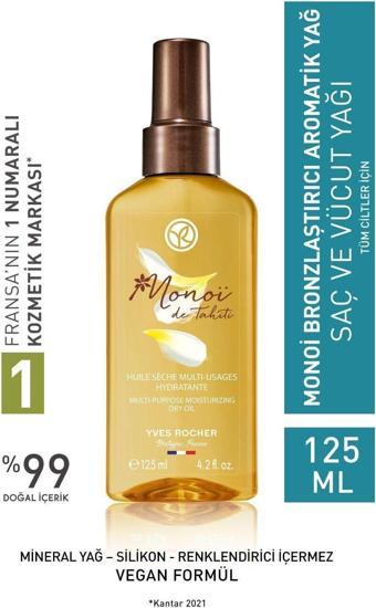 Yves Rocher Monoi Bronzlaştırıcı Aromatik Yağ - 125 ml