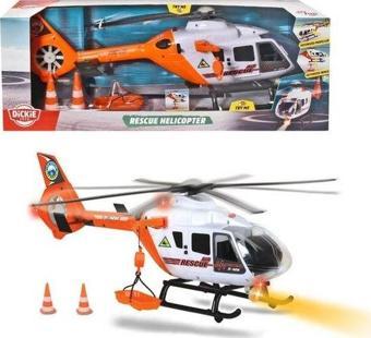 Dickie Toys Dickie Büyük Kurtarma Helikopteri Turuncu