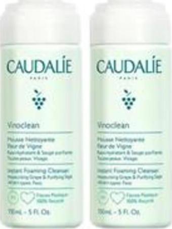 Baby ( KİL MASKESİ HEDİYE ) Caudalie Vinoclean Temizleme Köpüğü İkili Set 2x150 ml ( 1 ADET )