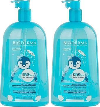 Bioderma ABCDerm Foaming Cleanser 2 X 1 L